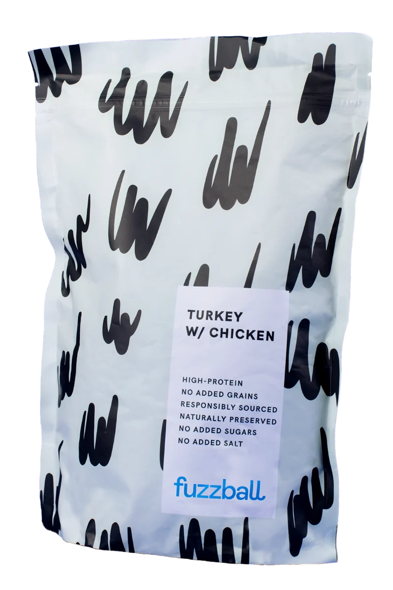 chicken with turkey dried cat food