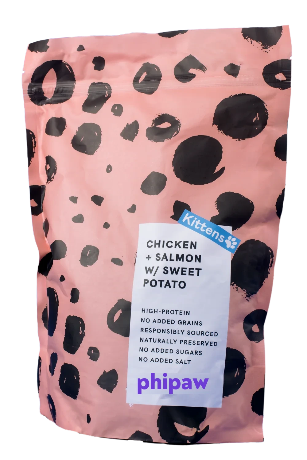 Chicken and Salmon with Sweet Potato | Kitten Food (500g bag)